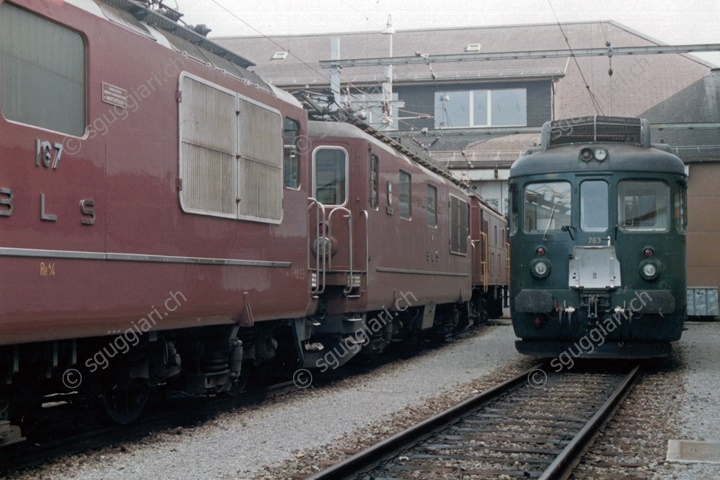 BLS Re 4/4 167, 171 e Be 4/4 763