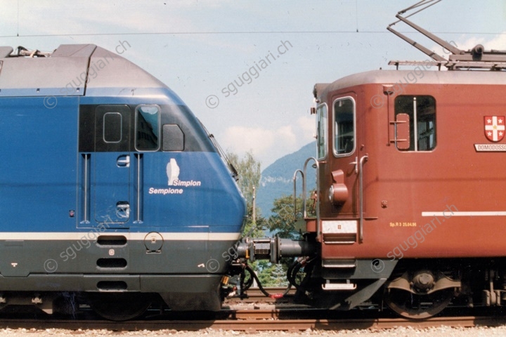 BLS Re 4/4 161 e Re 465 001-6 '125 Jahre SLM'