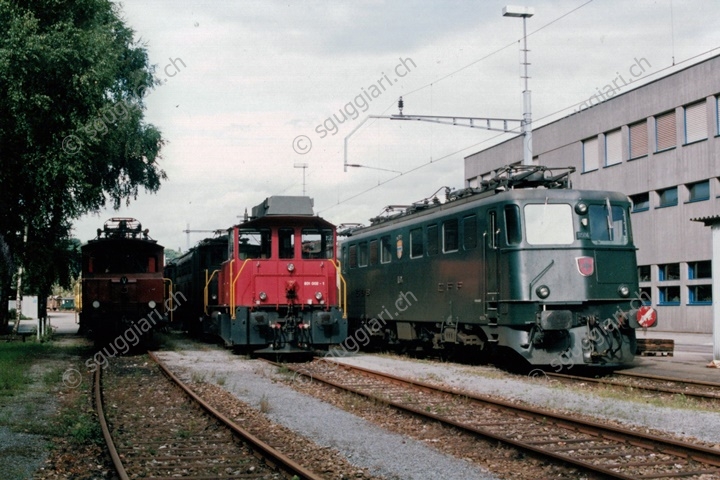 SBB Ae 6/6 11504 'Le Locle' e Em 831 002-1