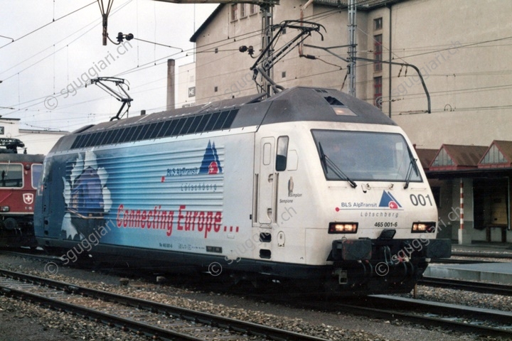 BLS Re 465 001-6 'Connecting Europe'