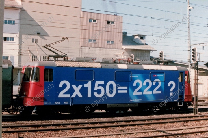 SBB Re 4/4 II 11322 '2x150=222'