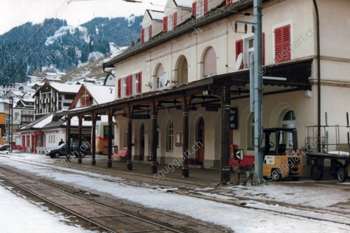 Stazione / Bahnhof Disentis