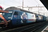 Re 465 001-6 'Connecting Europe', Re 465 003-2 'Mistery Park' e Re 465 015-6