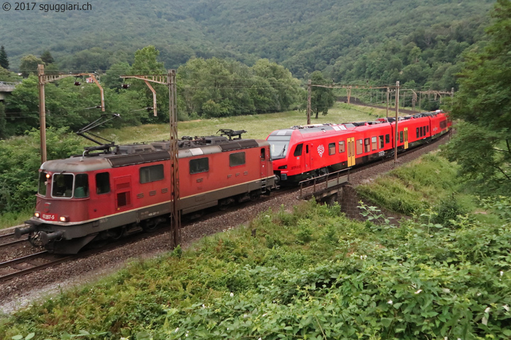 Stadler Flirt3 BTR 813 e SBB Re 420 287-5