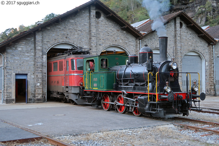 CSG E 3/3 8501 e SBB Ae 6/6 11419 'Appenzell Innerrhoden'