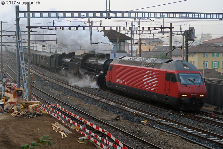 SBB B 3/4 1367, C 5/6 2978 e Re 460 098-7