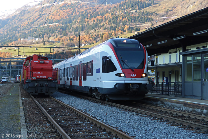 SBB RABe 523 003 'Depot Luzern'