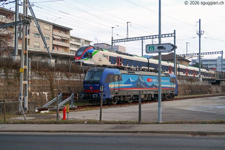 SBB Cargo International BR 193 533 'Rh�ne' e TILO RABe 524 019