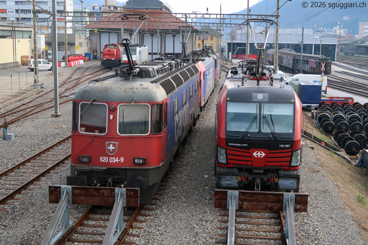 FFS Re 620 034-9 'Aarburg - Oftringen' e BR 193 067