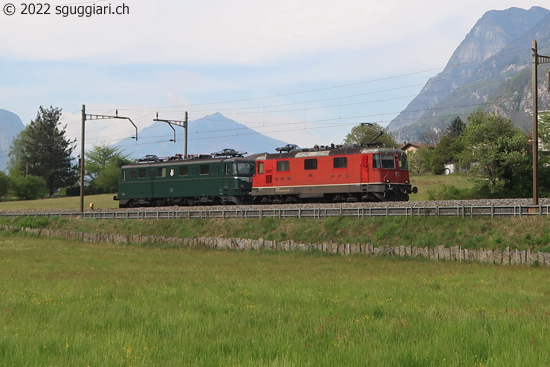 FFS Ae 6/6 11421 'Graubnden / Grischun' a Claro