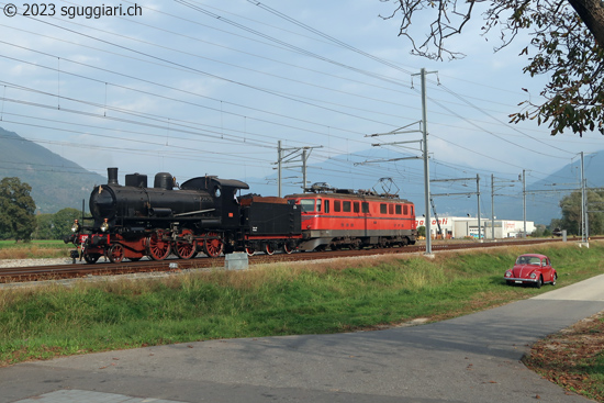 FFS Ae 6/6 11419 'Appenzell Innerrhoden' e  FS Gr 625.116 (Associazione Verbano Express)