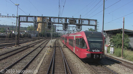 Vista dalla cabina - BLS RABe 526