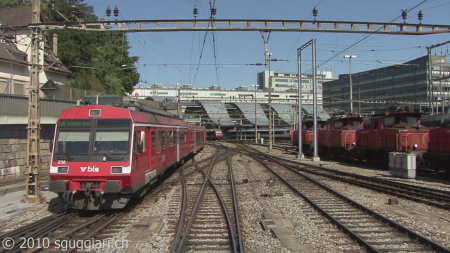 Vista dalla cabina - BLS RBDe 566 II