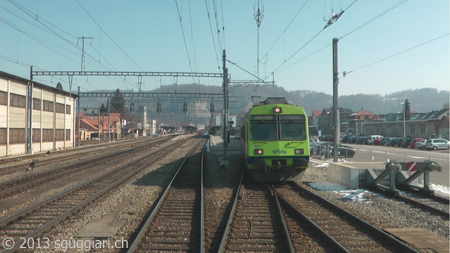 Vista dalla cabina - BLS RBDe 565