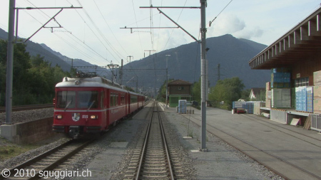 Vista dalla cabina - RhB Be 4/4