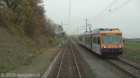 Vista dalla cabina - Thurbo RABe 526