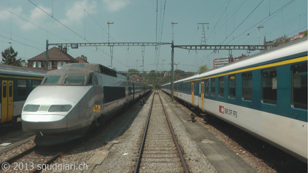 Vista dalla cabina - Lyria TGV