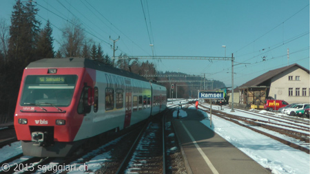 Vista dalla cabina - BLS RABe 525 (NINA)