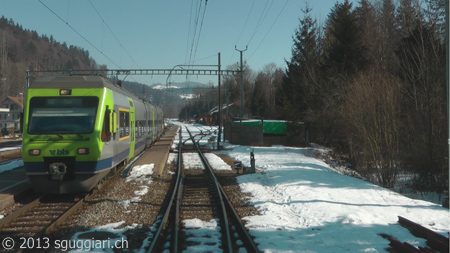 Vista dalla cabina - BLS RABe 525 (NINA)