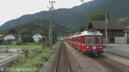 Vista dalla cabina - RhB Be 4/4