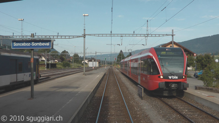 Vista dalla cabina - BLS RABe 526