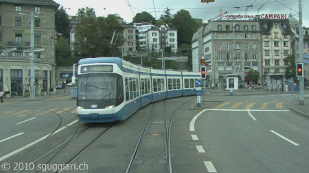 Vista dalla cabina - VBZ Be 5/6 (Cobra)