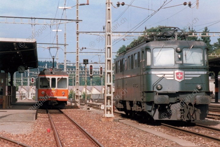 SBB Ae 6/6 11406 'Obwalden' e ASm Be 4/4