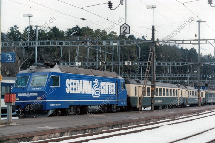 SOB Re 446 446 'Seedamm Center' (ex Re 4/4 IV 10102)