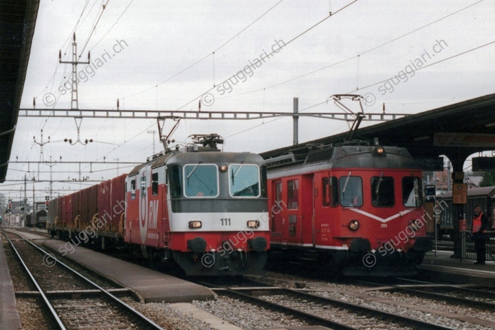 RM Re 436 111-9 e BDe 576 251 'Huttwil' (BDe 4/4 II)