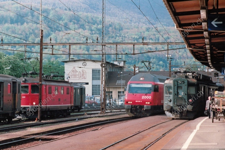 SBB Re 4/4 I 10035, Re 460 037-5 e BDe 4/4 1628