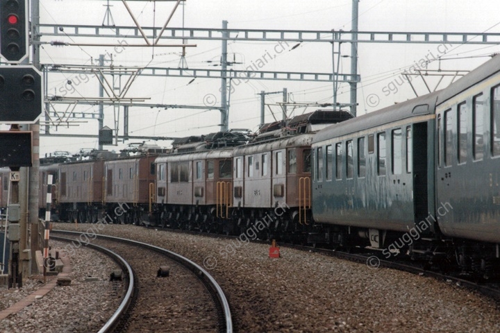 BLS Ce 4/4 315, 316, Ae 6/8 208 e 206