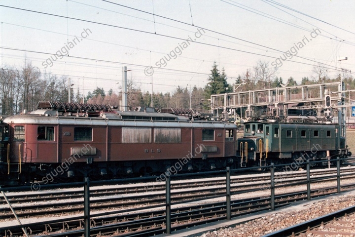 BLS Ae 6/8 208 e Ae 3/6 I