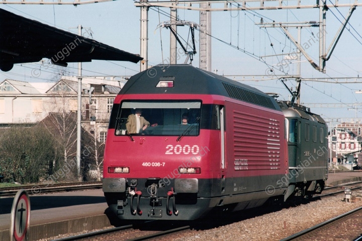 SBB Re 460 036-7 e Re 4/4 II