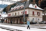 Stazione / Bahnhof Disentis