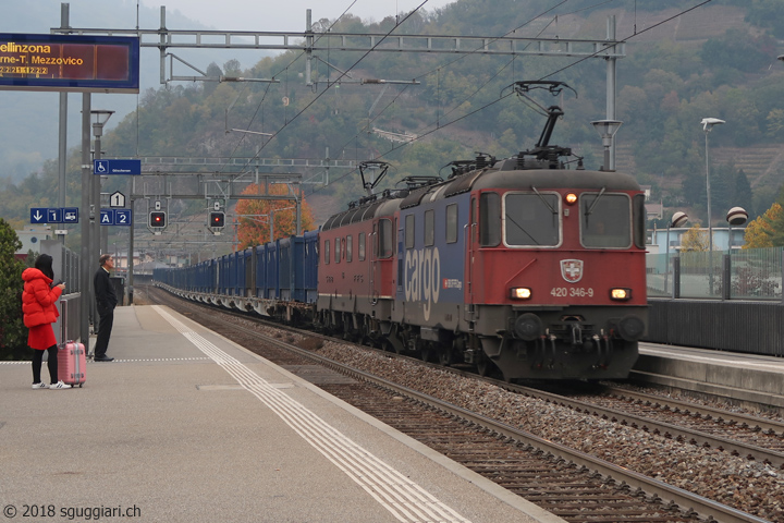 SBB Re 420 346-9 e Re 6/6 11666 'Stein am Rhein'