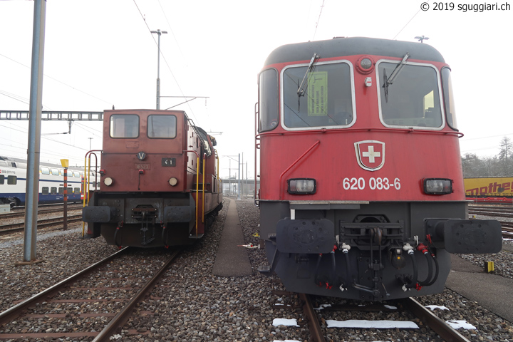 FFS Am 6/6 18523 e Re 620 083-6 'Amsteg - Silenen'