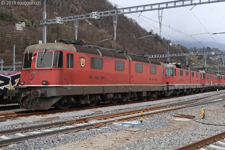 SBB Re 6/6 11601 'Wolhusen', 11602 'Morges' e 11604 'Faido'