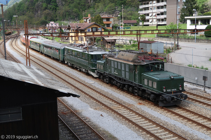 BB 1020.042-6 e SBB Ae 6/6 11407 'Aargau'