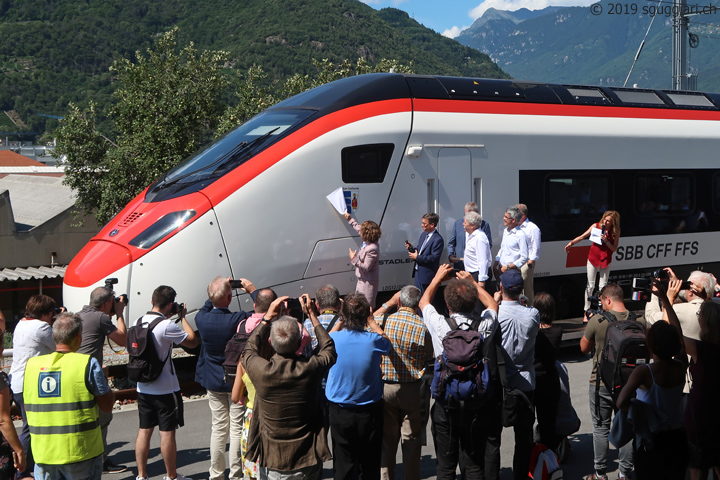 Battesimo FFS RABe 501 003 'San Gottardo'