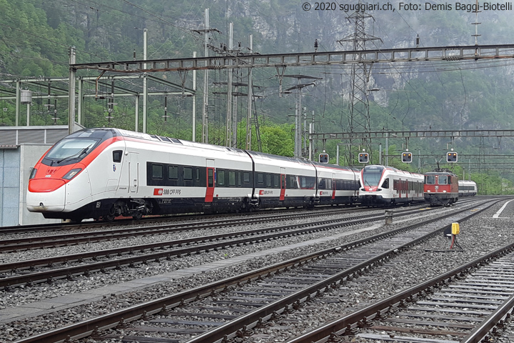 SBB RABe 501 003 'San Gottardo', RABe 521 015 e Re 420