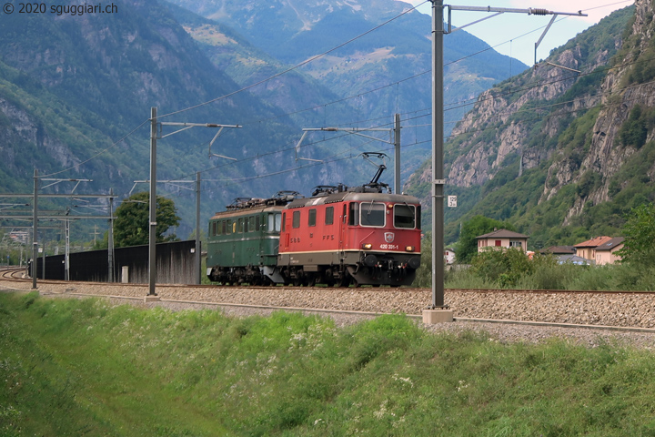 SBB Ae 6/6 11413 'Schaffhausen' e Re 420 331-1