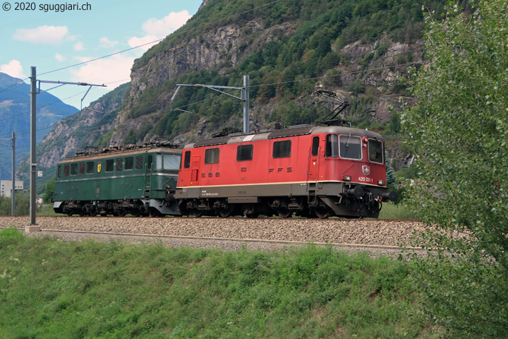 SBB Ae 6/6 11413 'Schaffhausen' e Re 420 331-1