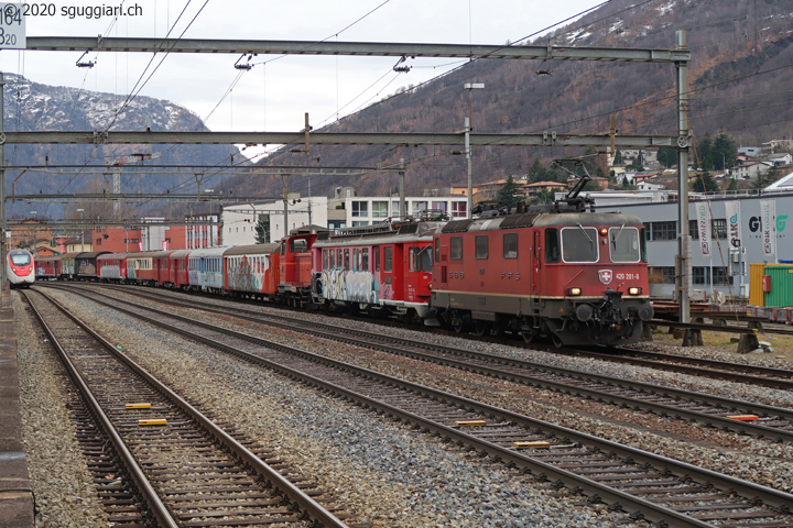 SBB Re 420 281-8 con CSG BDe 576 021 (VHB BDe 4/4 II 251)