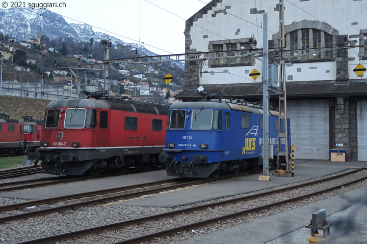 WRS Re 430 112-3 e SBB Re 620 054-7 'Villeneuve'