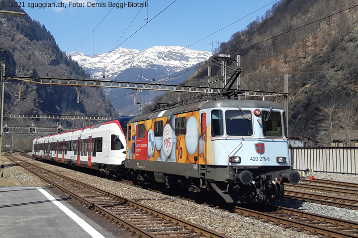 SBB Re 420 276-8 con RABe 521 003