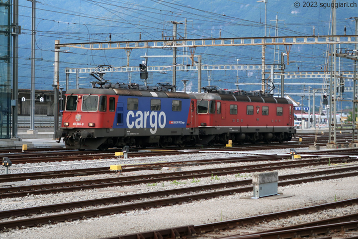 SBB Re 420 346-9 e Re 6/6 11666 'Stein am Rhein'