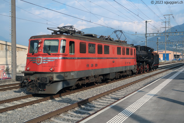 SBB Ae 6/6 11419 'Appenzell Innerrhoden' e  FS Gr 625.116 (Associazione Verbano Express)