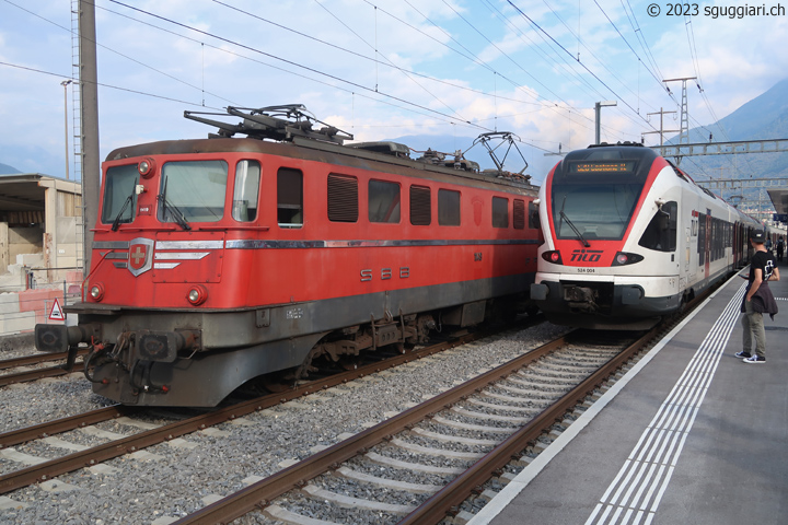 SBB Ae 6/6 11419 'Appenzell Innerrhoden' e TILO RABe 524 004