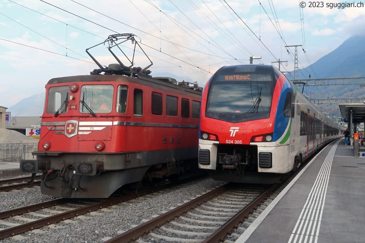 SBB Ae 6/6 11419 'Appenzell Innerrhoden' e TILO RABe 524 305