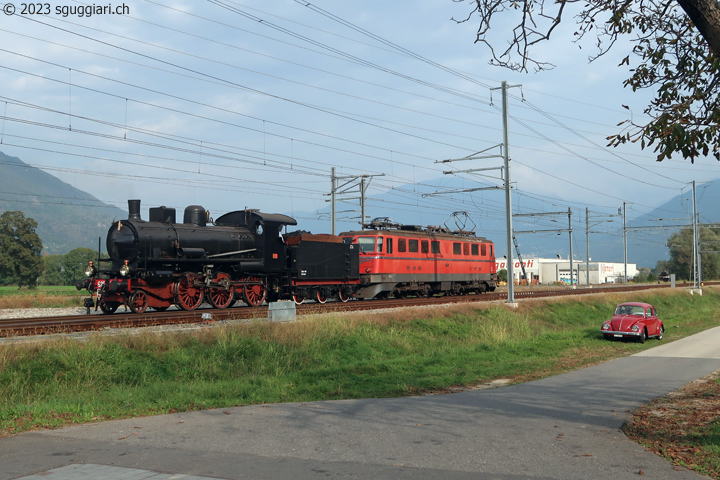 FFS Ae 6/6 11419 'Appenzell Innerrhoden' e  FS Gr 625.116 (Associazione Verbano Express)